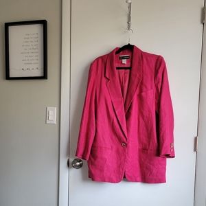 Women's linen blazer